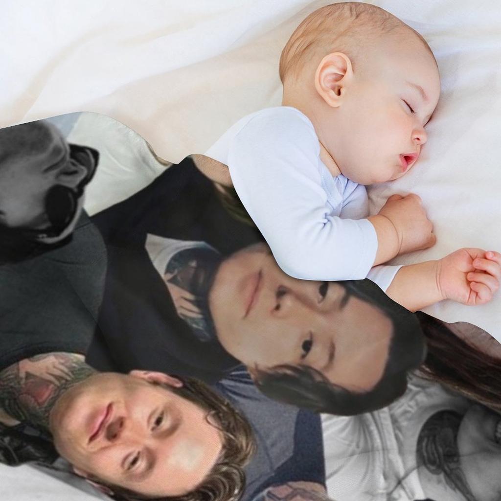 noah sebastian photo collage Throw Blanket Soft Bedroom Blanket for Night Sleeping