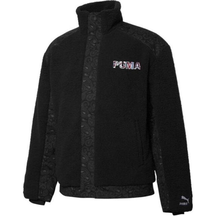 Puma Куртки Мужские Черные Стойка Утепленные Другое 534976-01