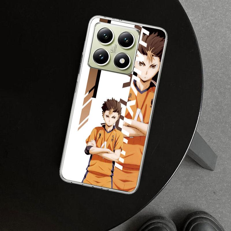 Чехол для телефона Anime Haikyuu Школьный волейбол для Xiaomi Redmi Note 15 14 13 12 11 Pro Plus 14S 12S 11S 11T 11E 10S 10 На заказ
