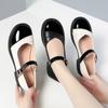 Fashion 2024 Spring New Women's Single Shoes Casual Mary Jane Fashion Shallow Mouth Design Loafers Soft Leather Japanese Lolita Platform