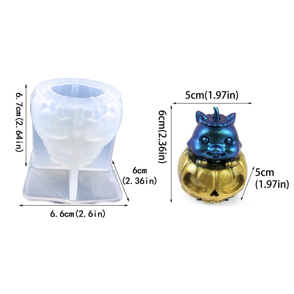 Хэллоуин кошка силиконовая форма для изготовления свечей пластырь мыло формы из эпоксидной смолы гипсовые украшения для шоколада DIY форма для выпечки