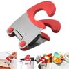 Pan Clip Silicone Gripper Anti-skid Press Dual Purpose Hook Easy Pot Fixed Clamp Kitchen Accessories Tools Kitchen Supplies