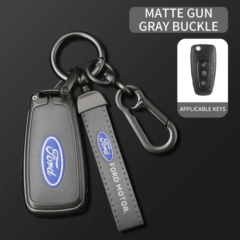 Car Sticker 2026 For Ford Car Flip Key Case Cover Fob Shell For Ford Ranger C-Max S-Max Focus Galaxy Mondeo Transit Tourneo Cust