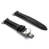 Кожаный ремешок для Apple Watch band 44мм 40мм 45мм 41мм 49мм 42мм 38мм Бабочка Пряжка Браслет iwatch серия 3 5 6 se 7 8 ultra