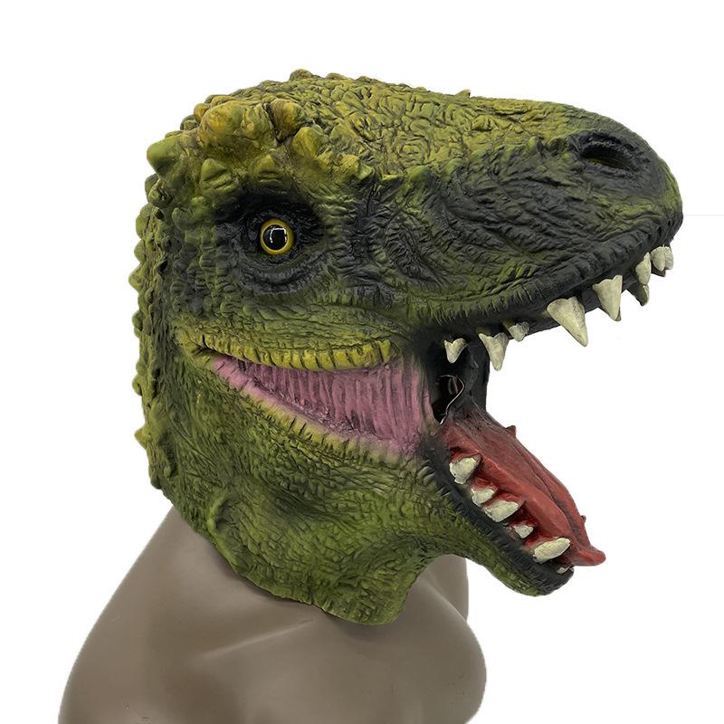 New Halloween Dinosaur Mask Jurassic Latex Animal Headgear cosplay Party funny costume props