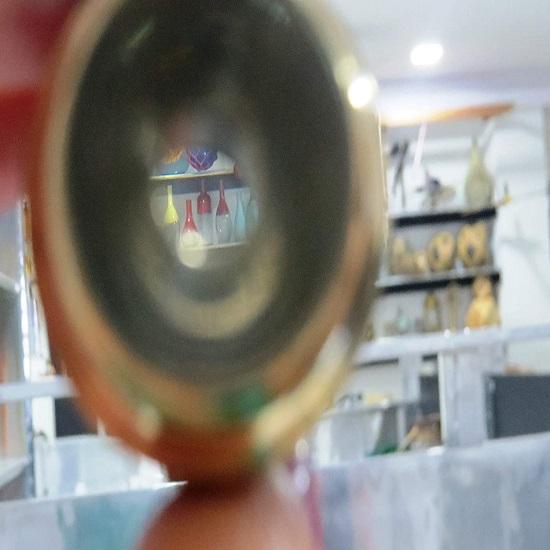 Телескоп ручной латунный 15,24 см с деревянным ящиком