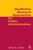 Книга Qualitative Research Approaches for Public Administration