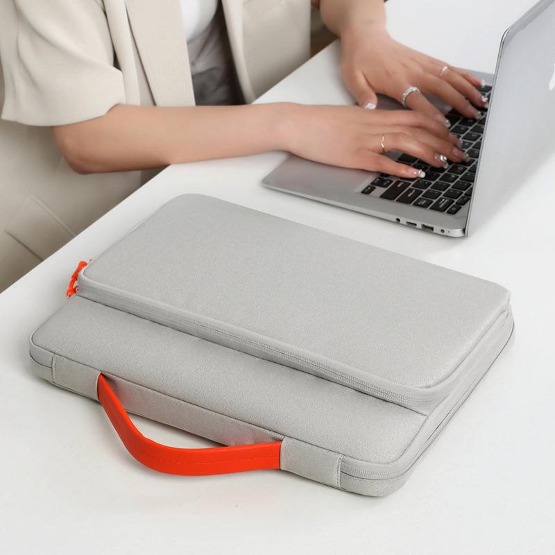 TS JYL laptop bag,Business Laptop Handbag Men Multi-Layer Document Bag Commuter Briefcase