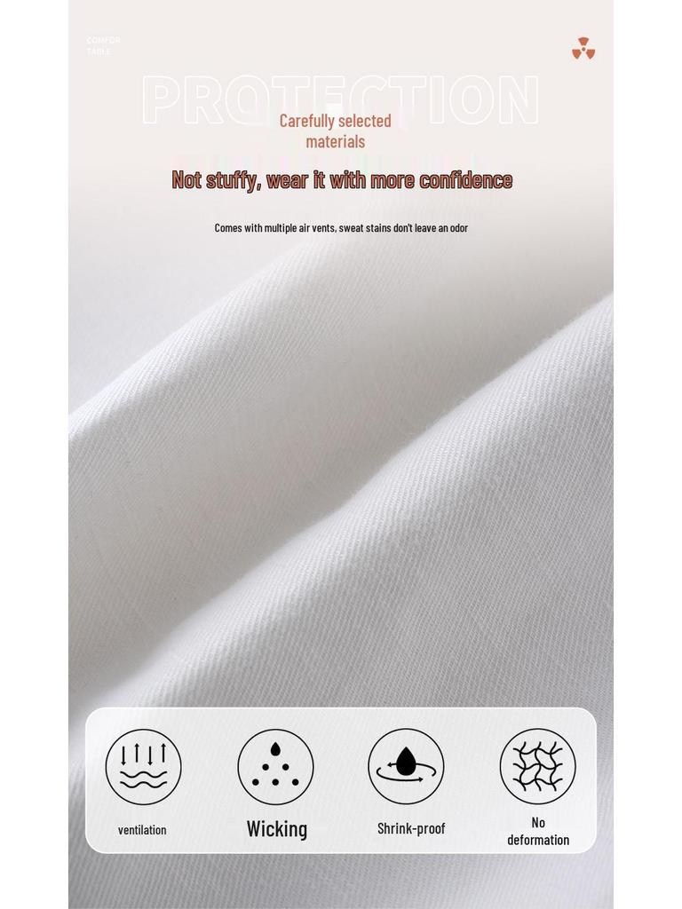 Женские брюки-морковь из хлопкового твила - Однотонные белые, Повседневный летний стиль