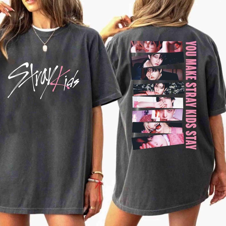 Футболка Stray Kids Do It 2 Sides, Футболка Stray Kids Dominate World Tour 2026, Футболка Stray Kids Kpop, Футболка с альбомом SKZ Do It, Футболка Stray Kids Stay