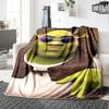 Shrek Theme Printed Blanket - Perfect for Couch, Bed, Travel & Outdoor Use | Machine Washable, Cozy & Durable.