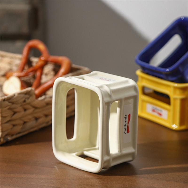 Творческая керамическая миска квадратная бытовая пищевая емкость послеобеденный чай попкорн картофель фри курица десерт миски кухонные принадлежности