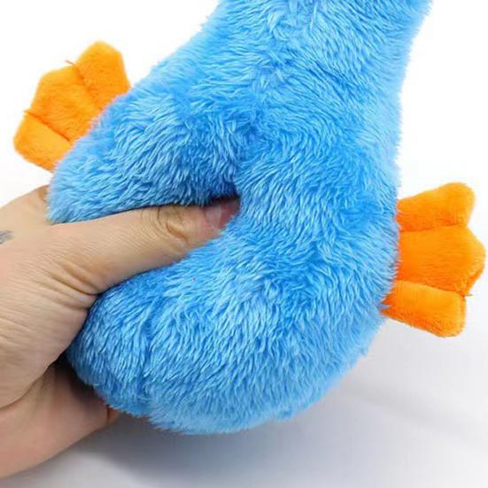 Dog Chew Toy Bite Soft Cartoon Resistant Comfortable Pet Dog Duck Shape Bite Toy