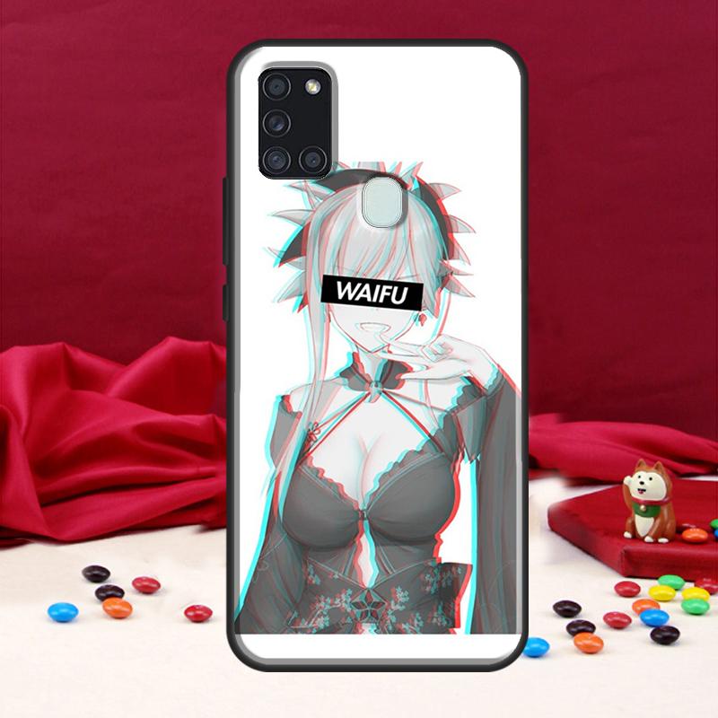 Чехол Sexy Manga Girl для Samsung Galaxy A34 A54 A14 A12 A22 A32 A52 A51 A71 A50 A53 A73 A13 задняя крышка