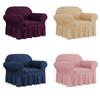 European Style Armchair Cover With Skirt Stretch Sofa Slipcover For Living Room Elastic Sofa Couch Cover