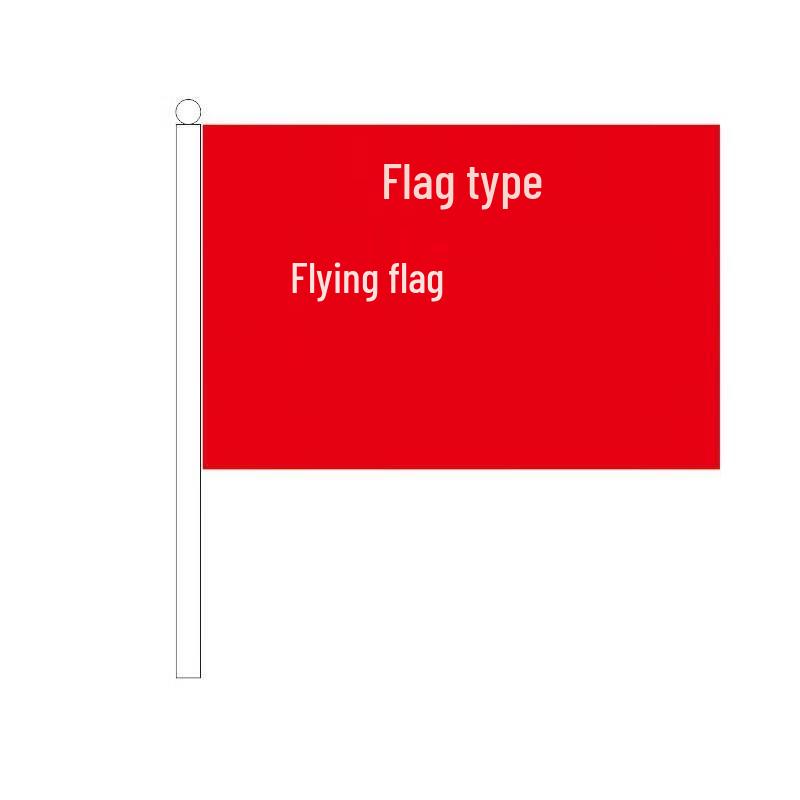 Bingfu Multi-Color Horizontal Advertising Flags - 10 Pack