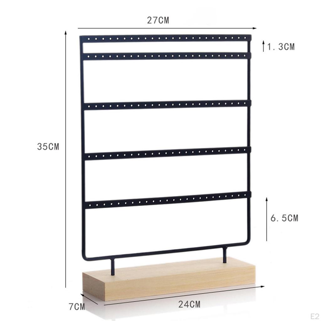 5-уровневый держатель для сережек, подставка для демонстрации подвесных сережек, 120 отверстий для магазина