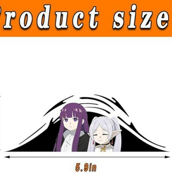 Anime Humor Stickers for Water Bottles, Bumpers, and Truck Windows