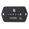 DC 6 80V Mechanical Hour Meter Gauge for Diesel Gasoline Engine Generator Motor Boat