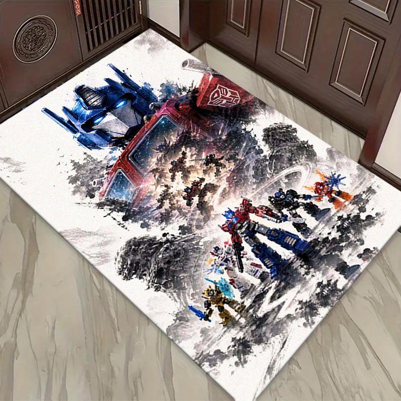 TRANSFORMERS Carpet Rug for Living Room Bedroom Home Sofa Decoration,Kids play Non-slip Floor Mat