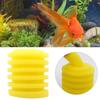 Фильтрующая губка, более толстая, сильная адсорбционная сила, универсальный круглый желтый фильтр для аквариума, пенопласт
