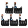 5Pcs Walkie Talkie Numeric Keypad Keyboard for BAOFENG UV 5R UV 5RA UV 5RC UV 5RE BF F8HP UV 5RX3