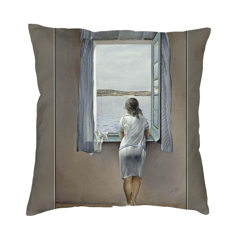 The Persistence Of Memory Cushion Cover 45X45Cm Salvador Dali Painting Art Velvet Cute Pillow Cases For Sofa Home Decor