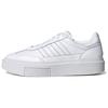 Originals Super Sleek 72 Synthetic Leather Slip Resistant Durable Low Top Skate Shoes Women Sneakers White EF5014