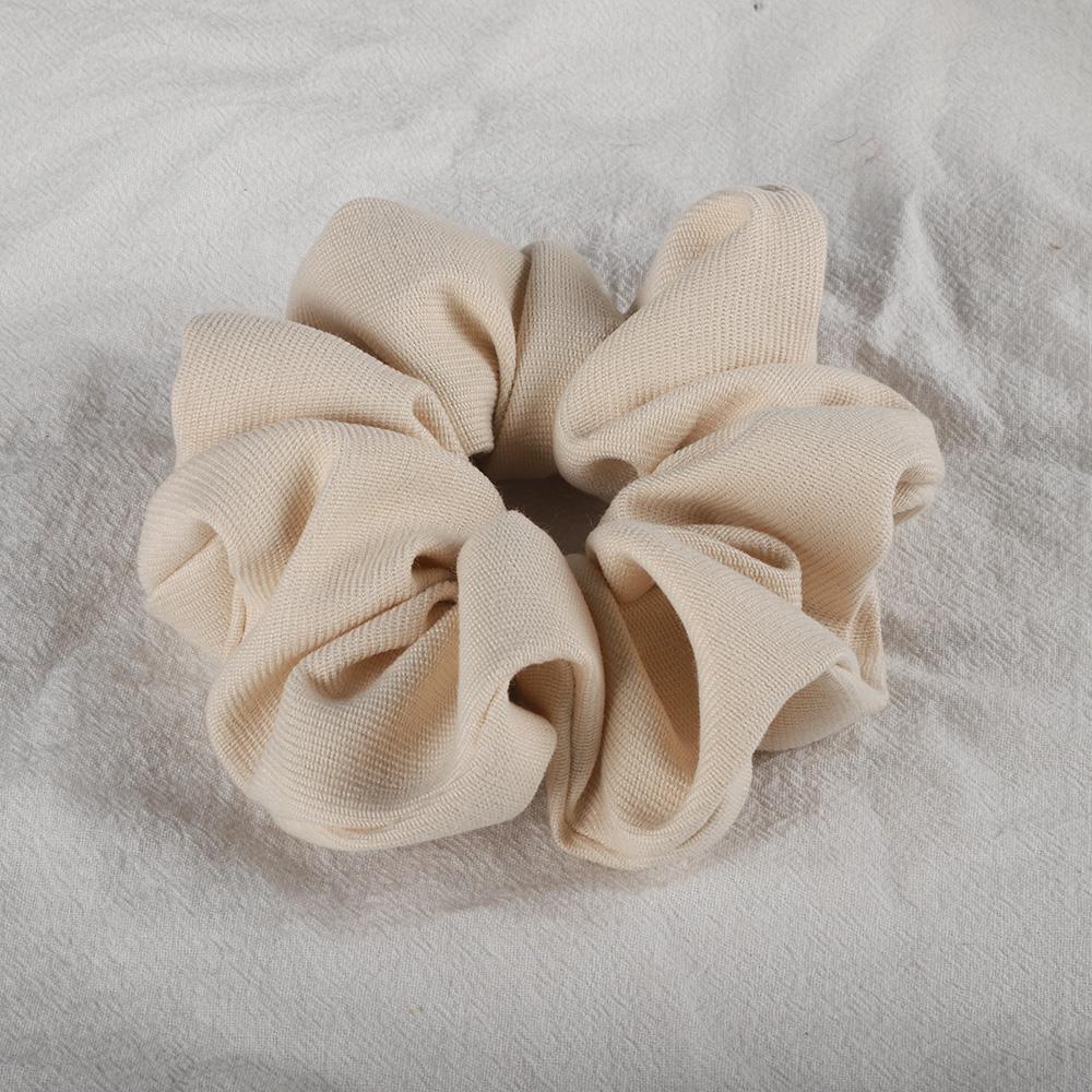 Fashion Winter Fabric Large Hair Scrunchies Elastic Hair Bands Women Girls Ponytail Holder Hair Ties Hair Accessories New