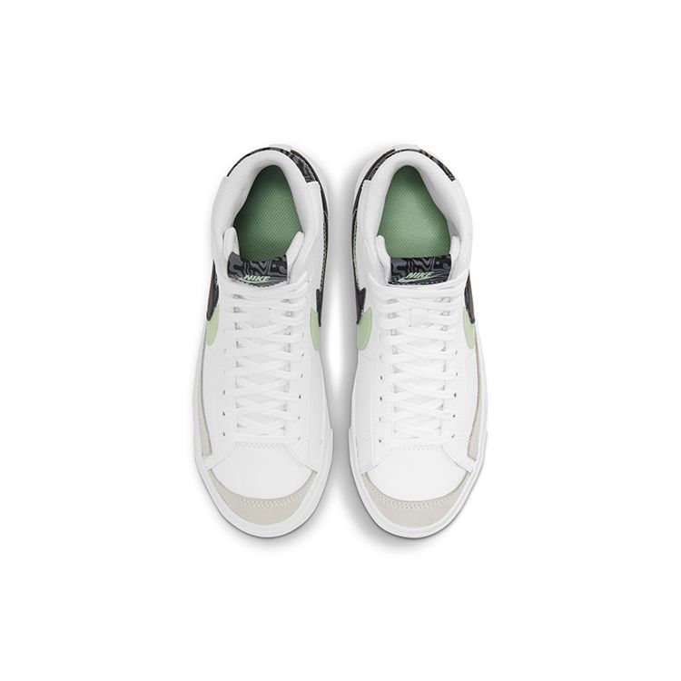 Nike Кроссовки Blazer Mid '77 SE Double Swoosh White Vapor Green Мужские Lifestyle DD1847-100