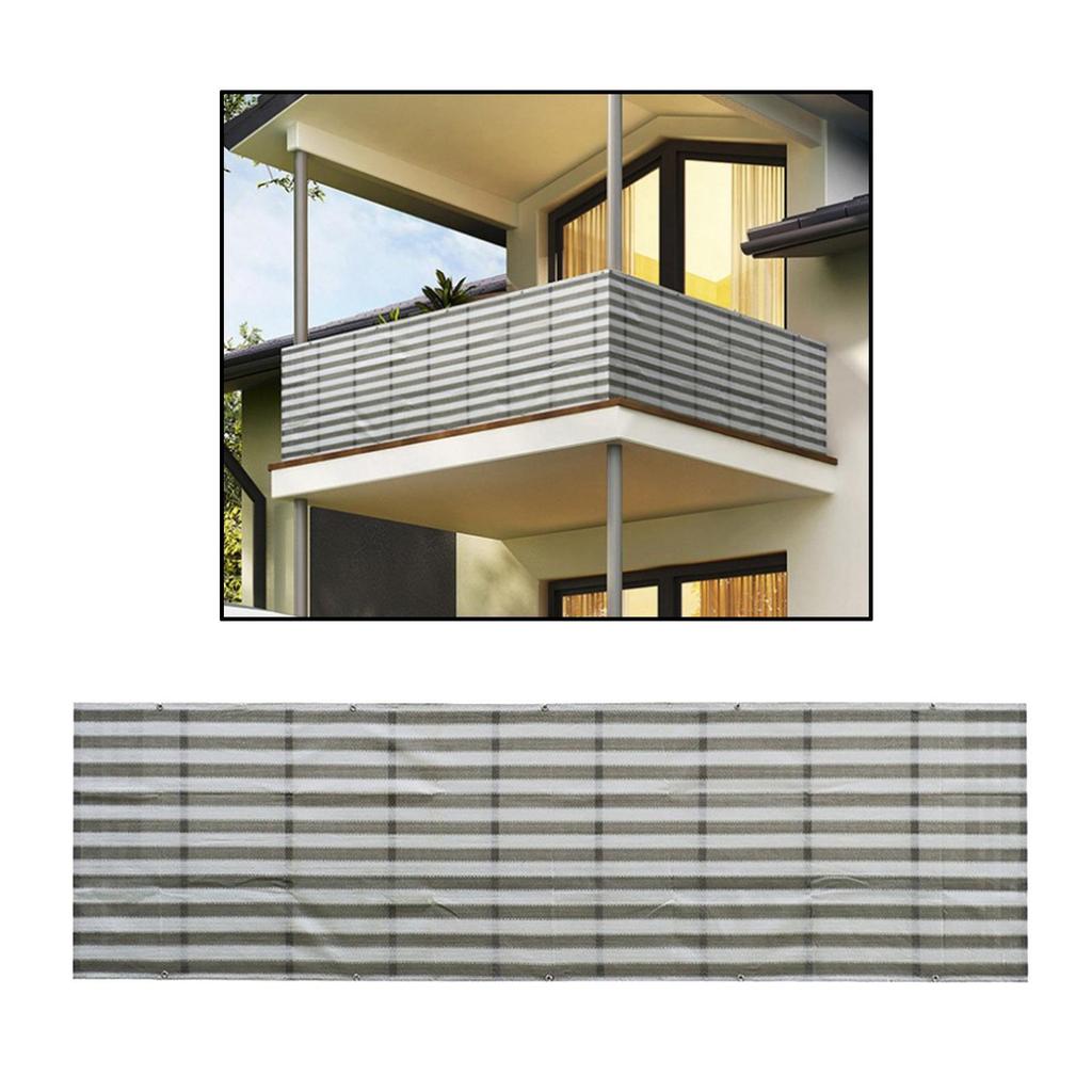 Commercial Fence Privacy Screen Windproof Cooling for Balcony Patio Pool