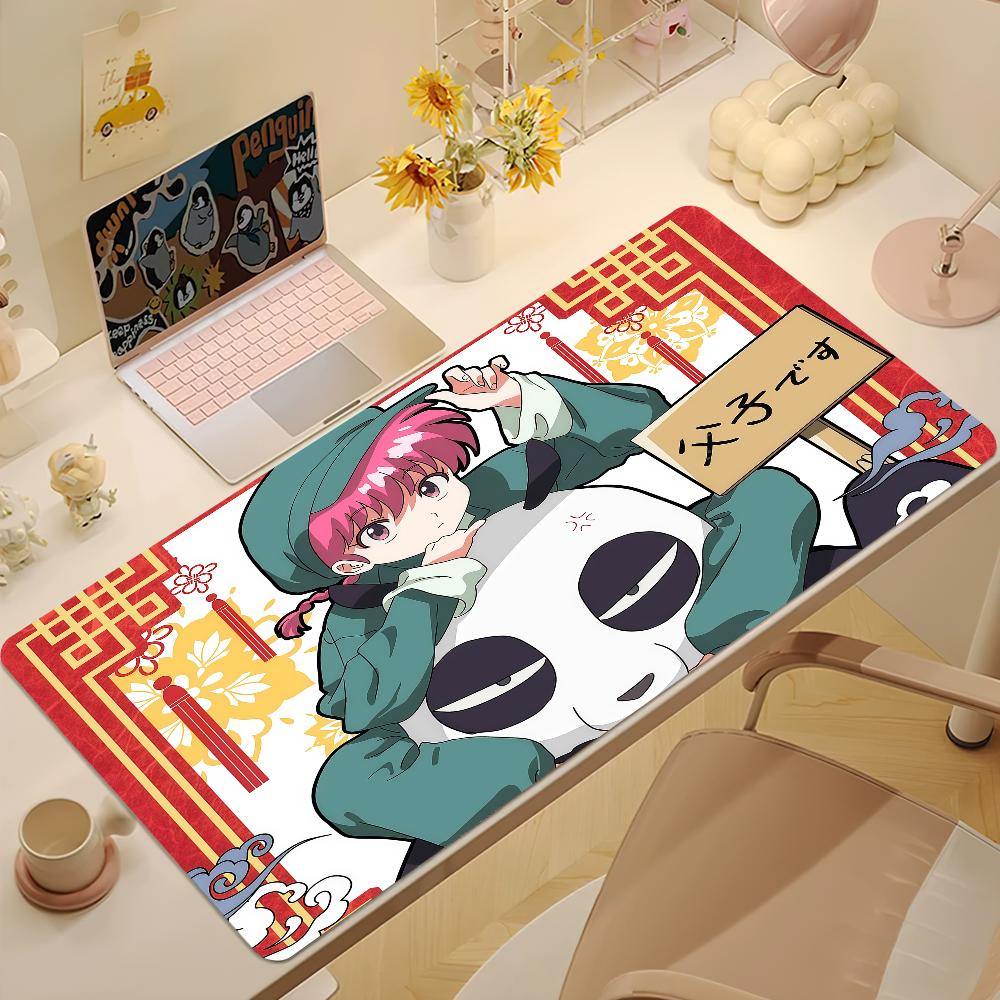 Anime Cute Art Rranma Mouse Pad Large Nonslip Lockedge Desktop Computer Desk Mat Keyboard Mousepad Office Gamer Student Gifts
