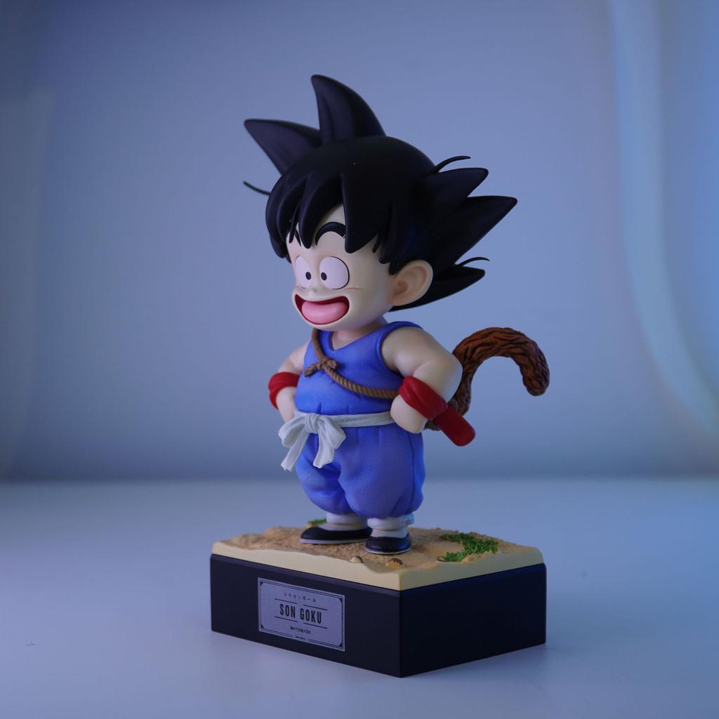 Фигурки Dragon Ball Сон Гоку Аниме Фигурки Криллин Фигурка Детство Милые Модели ПВХ ГК Анимация Периферия Настольные Украшения Игрушки