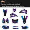 Полный комплект наклеек для бездорожья для YAMAHA WR450F (2007-2011) & WR250F (2007-2013 гг.)