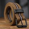 Extended Canvas Belt Suitable for Men's and Women's Casual Workwear Vintage Belts and Jeans Belts