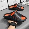 Fashion Men's Sandals Lightweight Breathable Beach Shoes Soft Bottom Driving Slippers Trendy Flat Slippers for Outdoor Wear