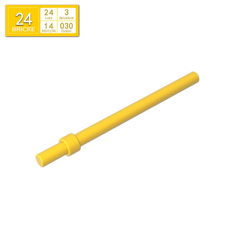 BRICKE Guest Building Blocks 1x6 with Stop Cylinder, Lego Compatible (63965, 18274, 93790, 4095)