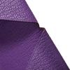 Used 9212 Calvi 7946 Chevre Mysore goatskin bag with gold-stamped logo and purple snap buttons. Excellent condition.