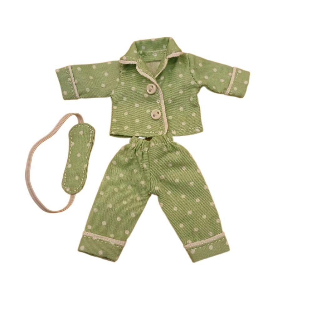 Shirt Pants Doll Pajamas Eye Mask Obitsu 11 Clothes Playing House Ob11 Sleep Clothes  Girl Gift