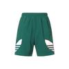 Adidas Originals Trefoil Tricolor Короткие быстросохнущие тренировочные шорты с логотипом, мужские штаны, зеленые H09358