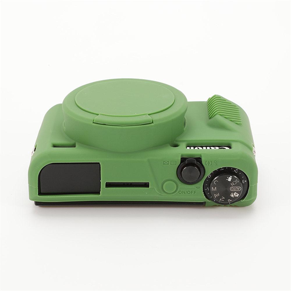 Мягкий силиконовый резиновый чехол-броня для корпуса камеры для Canon G7X Mark II III G7XII G7X2 G7XIII G7X3 Противоударный чехол с крышкой для объектива