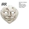 Retro Old Style Horror Mask Halloween Cracked Face Mask, Breathable Lightweight Foam Eye Hole Creepy with Adjustable Strap Scary Props, for