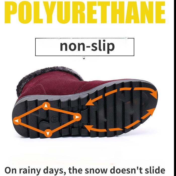 Новая тканевая обувь, женские большие теплые хлопковые ботинки, зимние сапоги среднего возраста, женская обувь для мам, хлопковая обувь