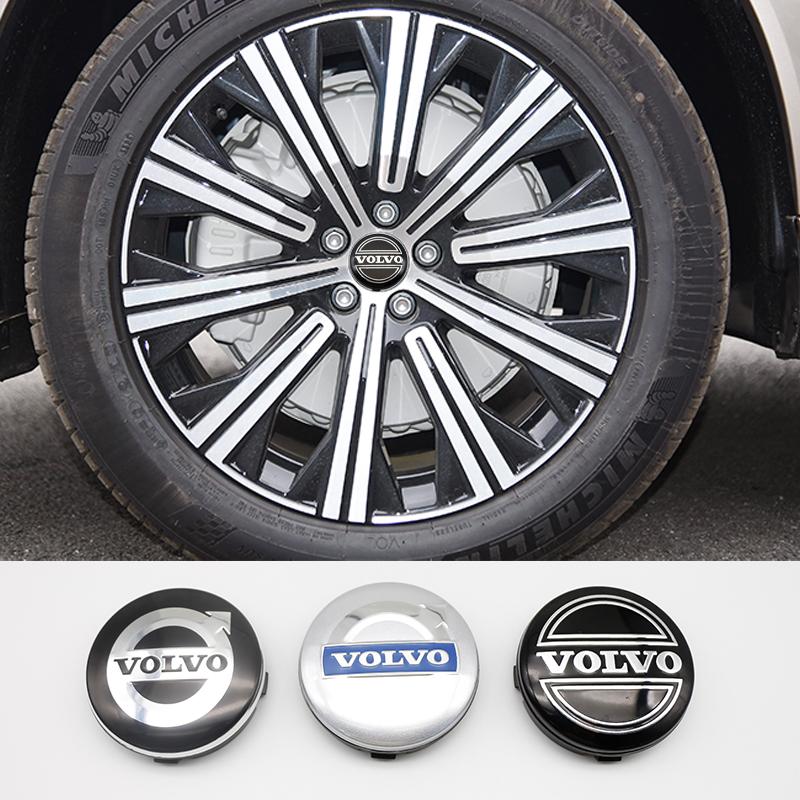 4Pcs/Set 64mm Volvo Hub Badge Car Wheel Center Cap For Volvo XC60 V70 S60 XC90 S80 V40 XC70 V50 Hub Cap Decoration Accessories CUG1