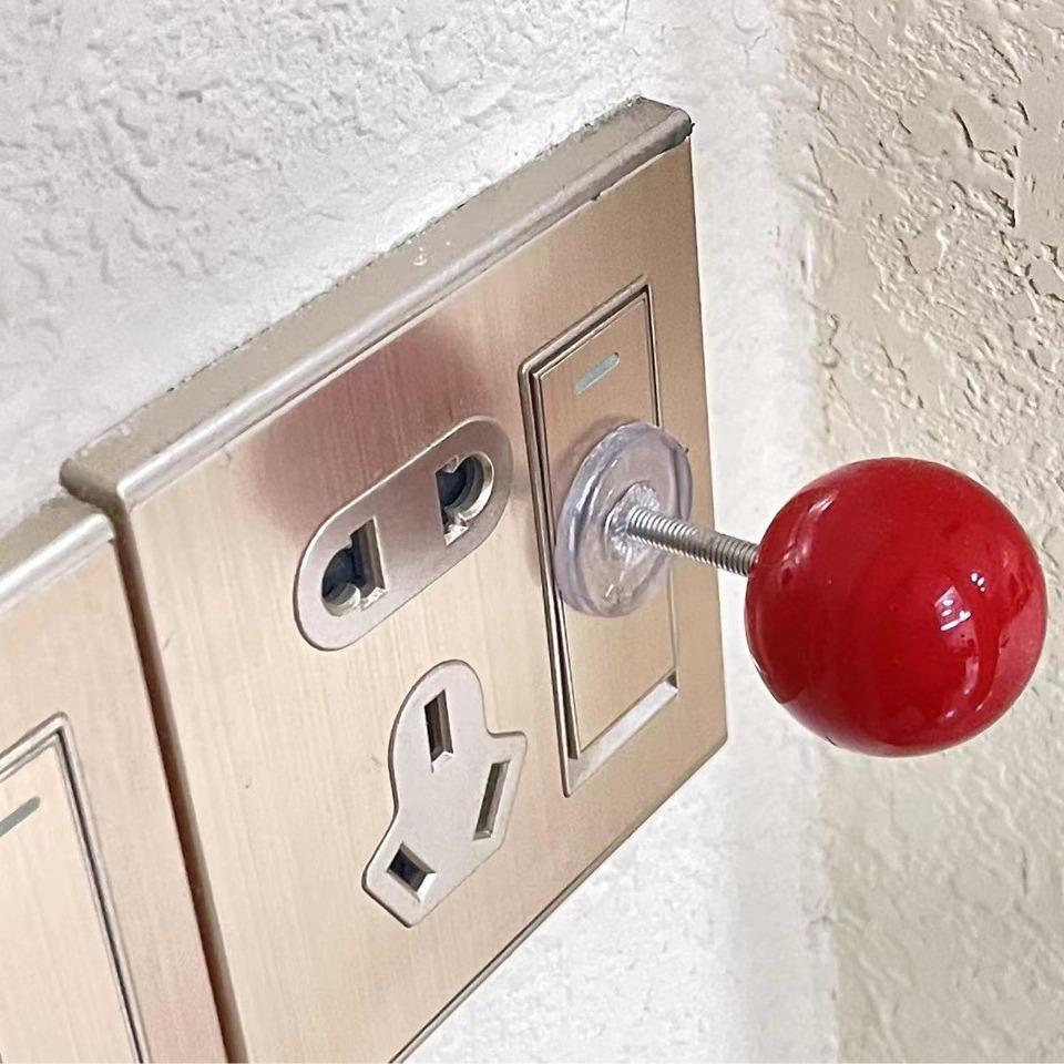 Ins Style Candy Pulls Простая красочная ручка двери шкафа с одним отверстием Американский ящик шкафа Ручка кухонного шкафа Выключатель света
