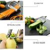 Kitchen Vegetable Peeler Stainless Potato Cutter Double-Head Vegetable Slicer Household Multiple-Function Vegetable Chopper