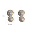Party Lady Hyperbole Style Large Pearl Stud Earrings Women Jewelry Fashion Design Korean  Earrings