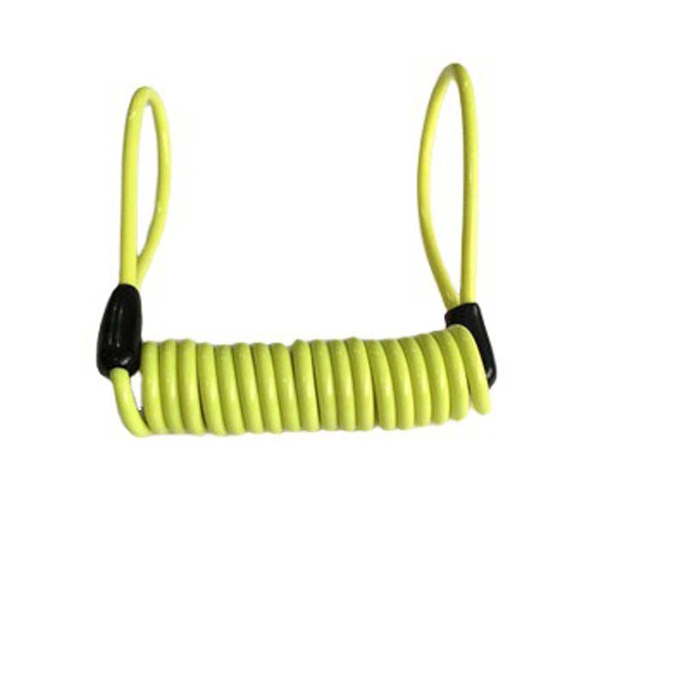 Scooter Motorcycle Bike Anti-Theft Rope Spring Cable Lock Alarm Disc Lock Security Reminder