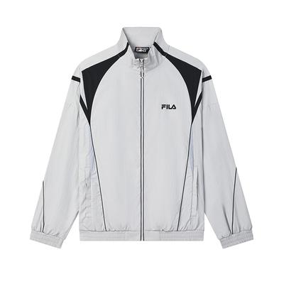 Модная Универсальная Удобная Повседневная Свободная Куртка-анорак с капюшоном в стиле колор-блок Мужские куртки Винтажно-серый F11M519712FGY