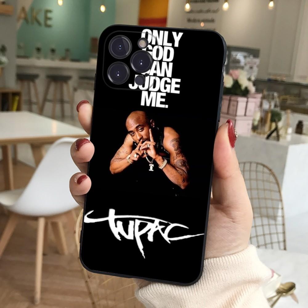 Чехол для телефона с изображением певца 2pac для iPhone 15 14 11 12 13 Mini Pro XS Max Чехол 6 7 8 Plus X XR SE 2020 Funda Shell
